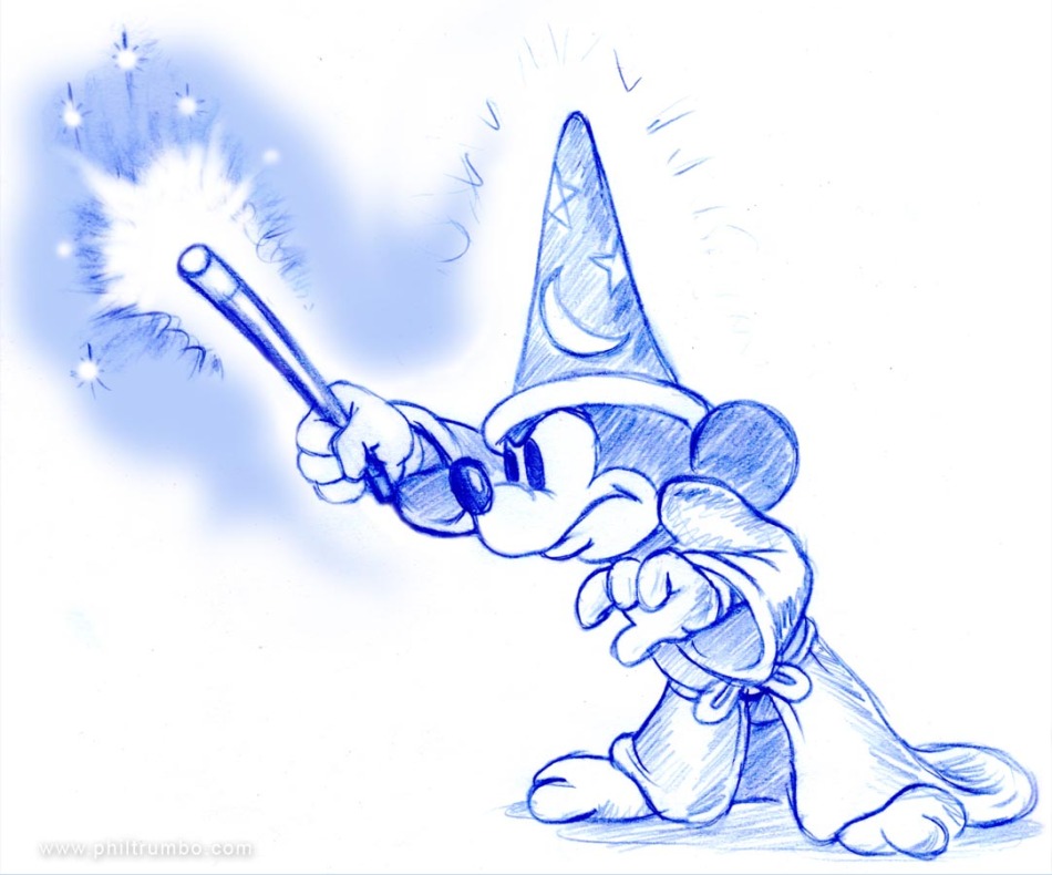 mickey mouse wizard clipart - photo #40